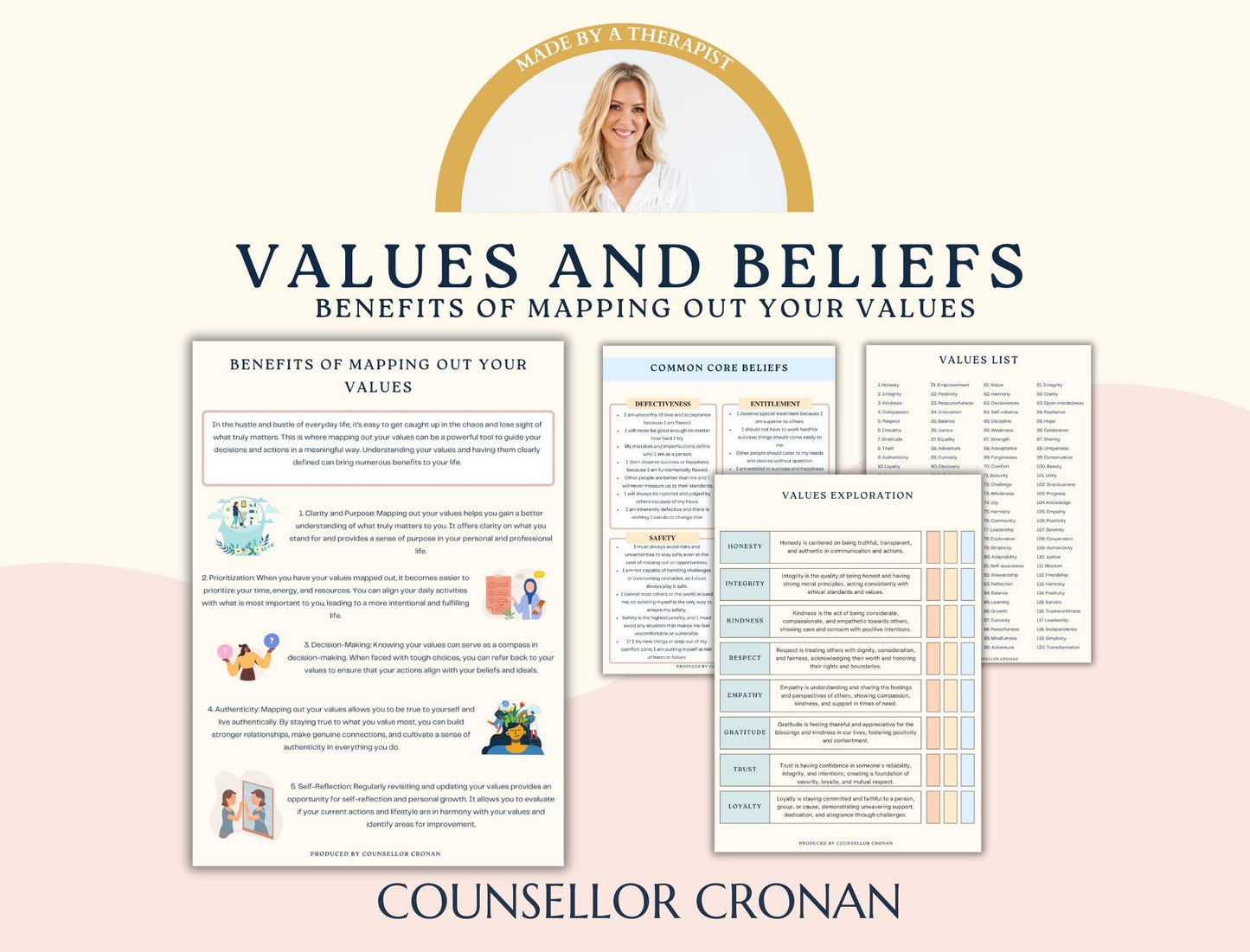 Empower Growth with ACT Tools — Acceptance Therapy Worksheets & Cards Bundle