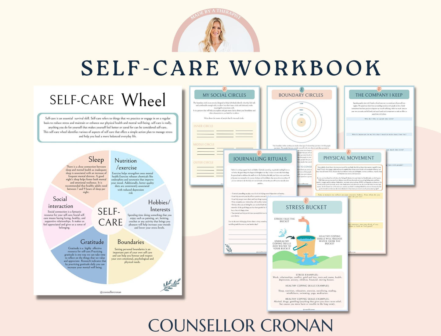 Empower Growth with ACT Tools — Acceptance Therapy Worksheets & Cards Bundle