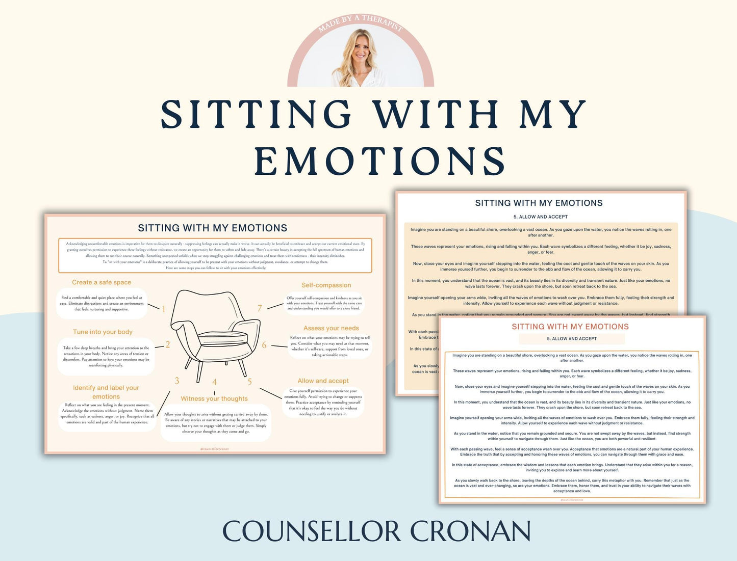 Empower Growth with ACT Tools — Acceptance Therapy Worksheets & Cards Bundle